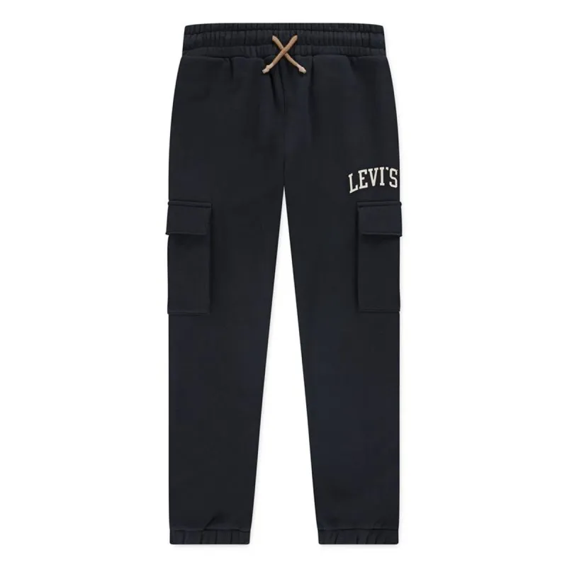 Vaikiški šortai sportui Levi's Jogger Juoda