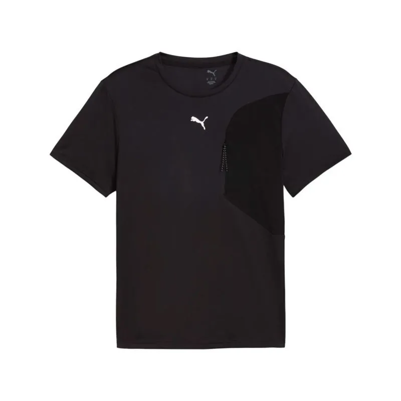 Vīriešu Krekls ar Īsām Piedurknēm Puma M Flex Pocket Melns