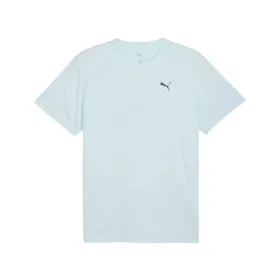 Men’s Short Sleeve T-Shirt Puma Graphics Running Fas Light Blue