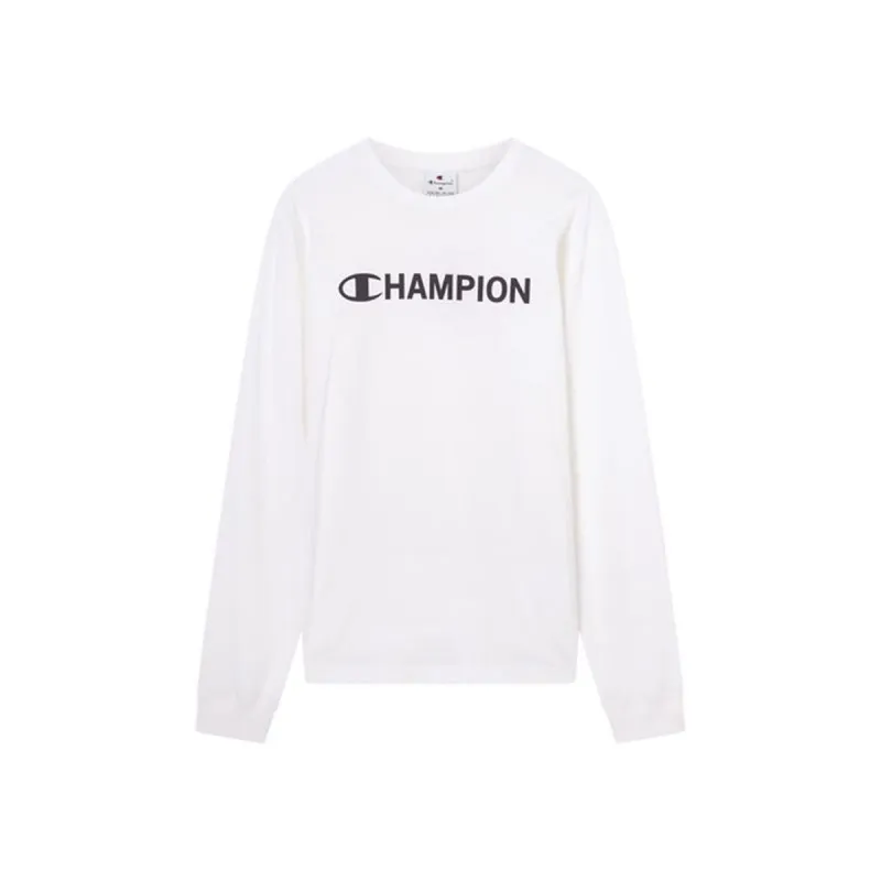 Vyriški marškinėliai su ilgomis rankovėmis Champion Graphic Shop Balta