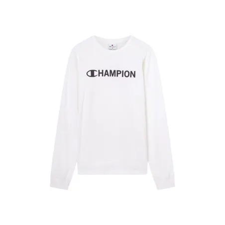 Vyriški marškinėliai su ilgomis rankovėmis Champion Graphic Shop Balta