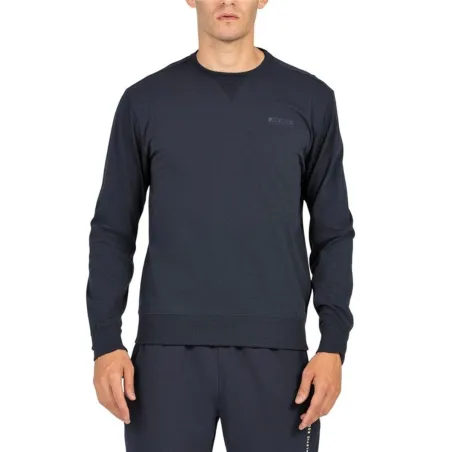 Men’s Sweatshirt without Hood John Smith Fomal Dark blue Navy Blue