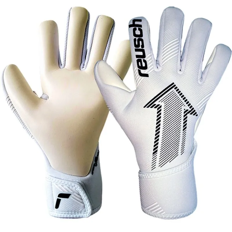 Перчатки вратаря Reusch Attrakt Fastgrip Silver Белый взрослых