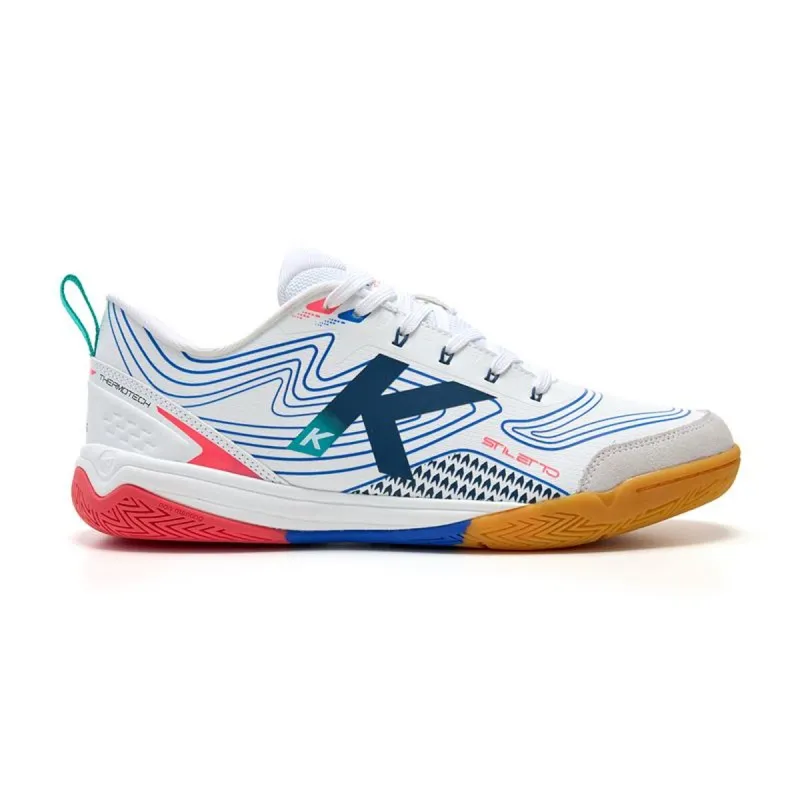 Adult's Indoor Football Shoes Kelme Stiletto White