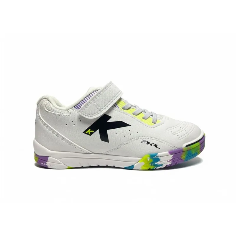 Adult's Indoor Football Shoes Kelme Final Elastic Indoor White
