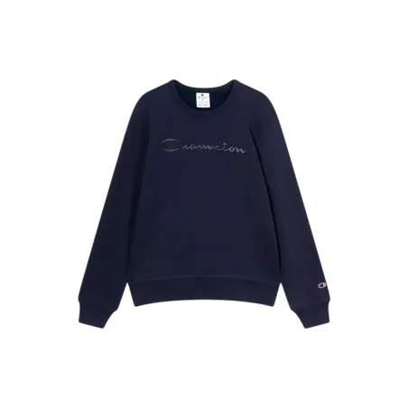 Men’s Sweatshirt without Hood Champion Icons Tonal Navy Blue
