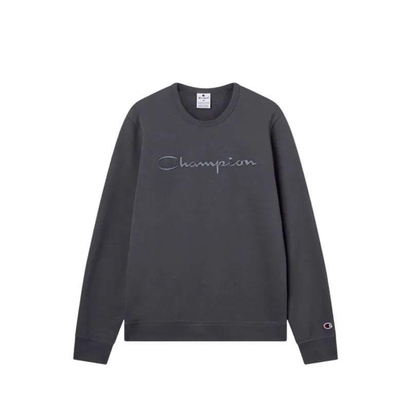 Men’s Sweatshirt without Hood Champion Icons Tonal Dark grey