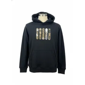 Men’s Hoodie Joluvi Cotton Snowboard Black