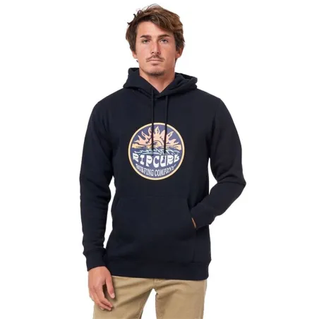Men’s Hoodie Rip Curl Down The Line Black