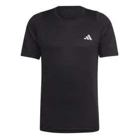 Vyriški marškinėliai su trumpomis rankovėmis Adidas Run Icons 3S Juoda