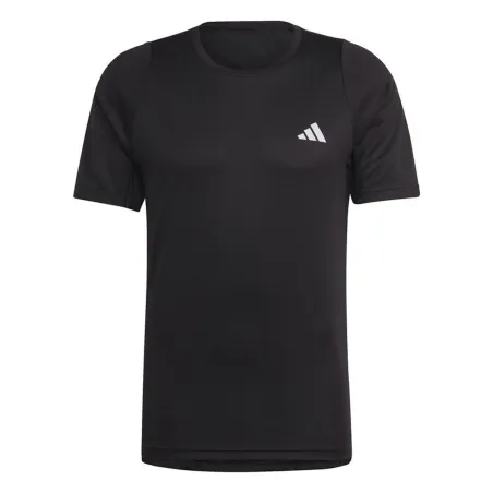 Men’s Short Sleeve T-Shirt Adidas Run Icons 3S Black