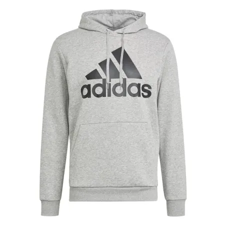 Men’s Hoodie Adidas Essentials Fleece Big Logo Light grey