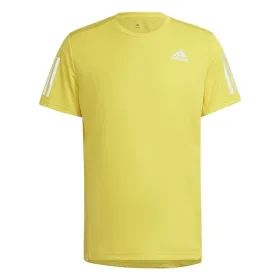 Men’s Short Sleeve T-Shirt Adidas Yellow