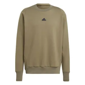 Men’s Sweatshirt without Hood Adidas Z.N.E. Brown