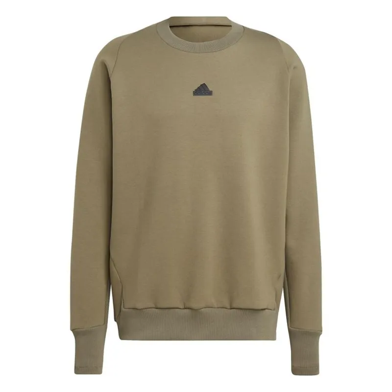 Men’s Sweatshirt without Hood Adidas Z.N.E. Brown