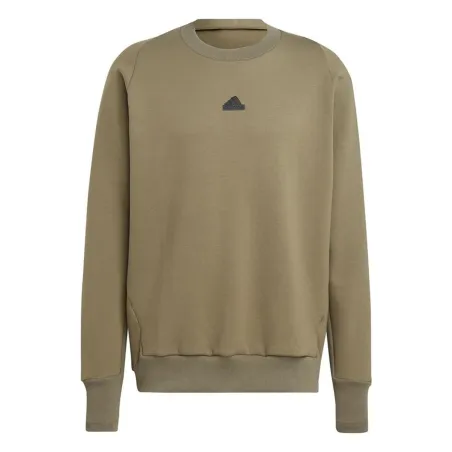 Men’s Sweatshirt without Hood Adidas Z.N.E. Brown