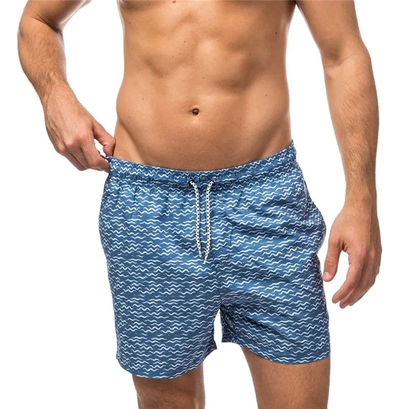 Men’s Bathing Costume Alphaventure Alphadventure Seawaves Denim