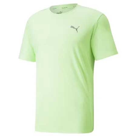 Vyriški marškinėliai su trumpomis rankovėmis Puma Run Favorite Laimo žalia