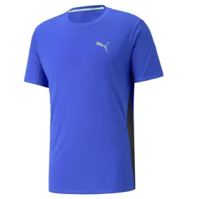 Men’s Short Sleeve T-Shirt Puma Run Favorite Ss Blue