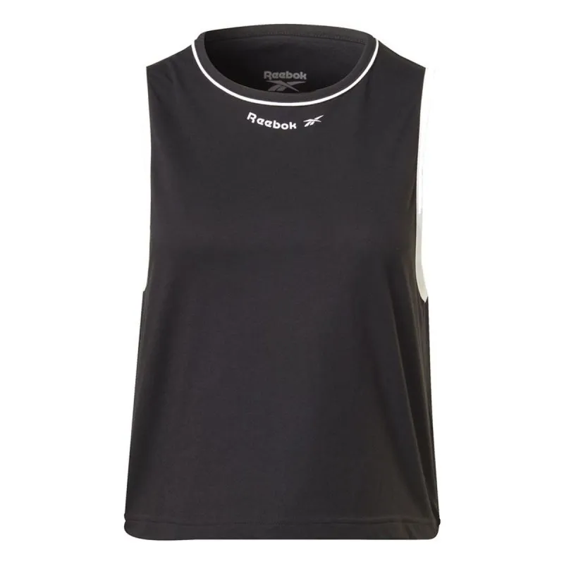 Women's Sleeveless T-shirt Reebok Rie Black