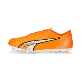 Adult's Football Boots Puma Ultra Play Mg Ultra Orange