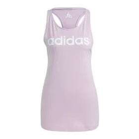 Īsais Sieviešu Tops Adidas Essentials Logo Lavanda