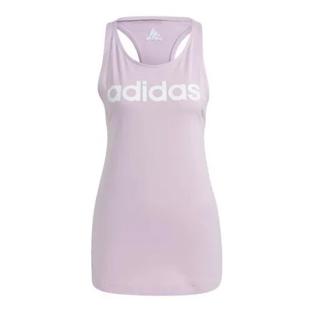 Īsais Sieviešu Tops Adidas Essentials Logo Lavanda