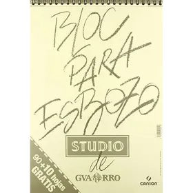 Eskizų bloknotas Canson Mikro perforuotas 100 Paklodės 90 g/m² 210 x 297 mm