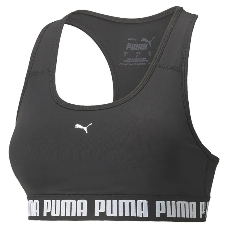 Sports Bra Puma Mid Impact Stro Black