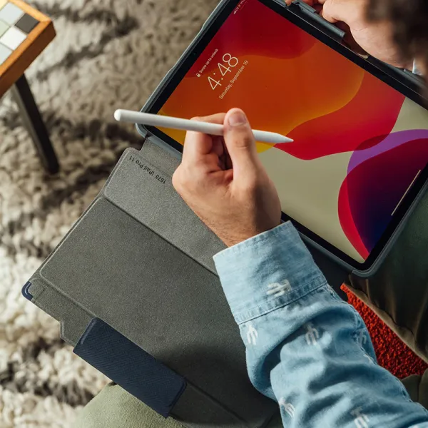STM Dux Plus - Rugged Case for iPad 11" (2025) / 10.9" (2022) MIL-STD-810G with Apple Pencil Holder (Midnight Blue)