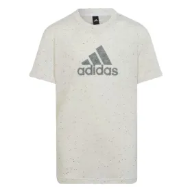 Vaikiška Marškinėliai su trumpomis rankovėmis Adidas IC0107 Balta