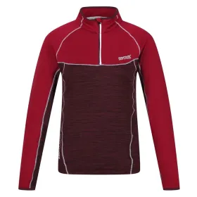 Fleece Lining Regatta Hepley Lightweight Half-Zip W Dark Red