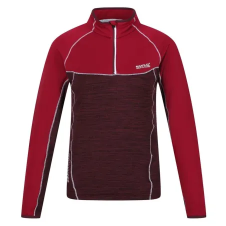 Fleece Lining Regatta Hepley Lightweight Half-Zip W Dark Red
