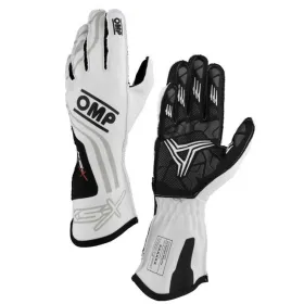 Karting Gloves OMP KS-X FIA 8877-2022 White L