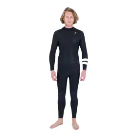 Neoprene Hurley Advant 4/3 mm Back zip Black