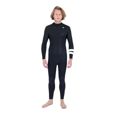 Neoprene Hurley Advant 4/3 mm Back zip Black