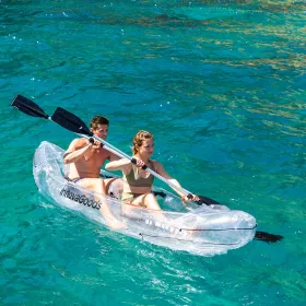 Прозрачный Надувной Каяк с Аксессуарами Paros InnovaGoods 312 cm 2 места (Пересмотрено B)