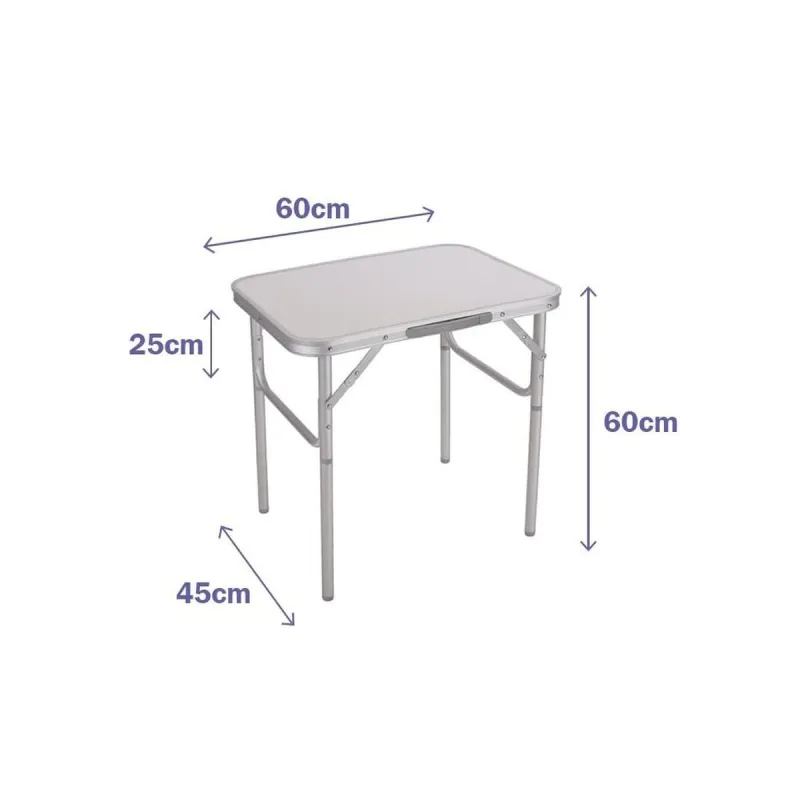 Sulankstomas stalas Marbueno Balta 60 x 60 x 45 cm