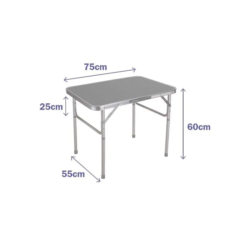Sulankstomas stalas Marbueno Pilka 75 x 60 x 55 cm