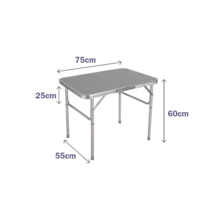 Sulankstomas stalas Marbueno Pilka 75 x 60 x 55 cm