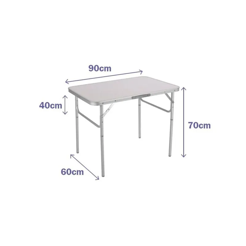 Sulankstomas stalas Marbueno Balta 90 x 70 x 60 cm