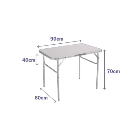 Sulankstomas stalas Marbueno Balta 90 x 70 x 60 cm