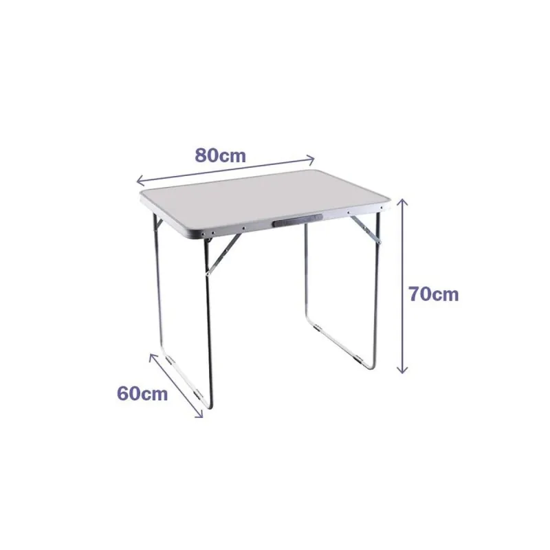 Folding Table Marbueno White 120 x 70 x 60 cm