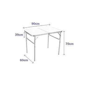 Sulankstomas stalas Marbueno Balta 90 x 70 x 60 cm