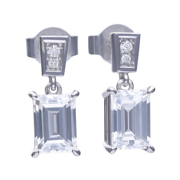 EARRINGS DIAMONFIRE WOMEN 6220601082 (3CM )
