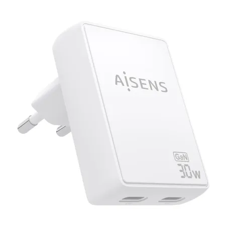 Seinalaadija Aisens ASCH-30W2P075-W Valge 30 W