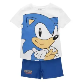 Pižama Vaikiškas Sonic Balta