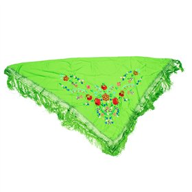 SHAWL FLAMENCO WOMAN PGNVER (140 CM )