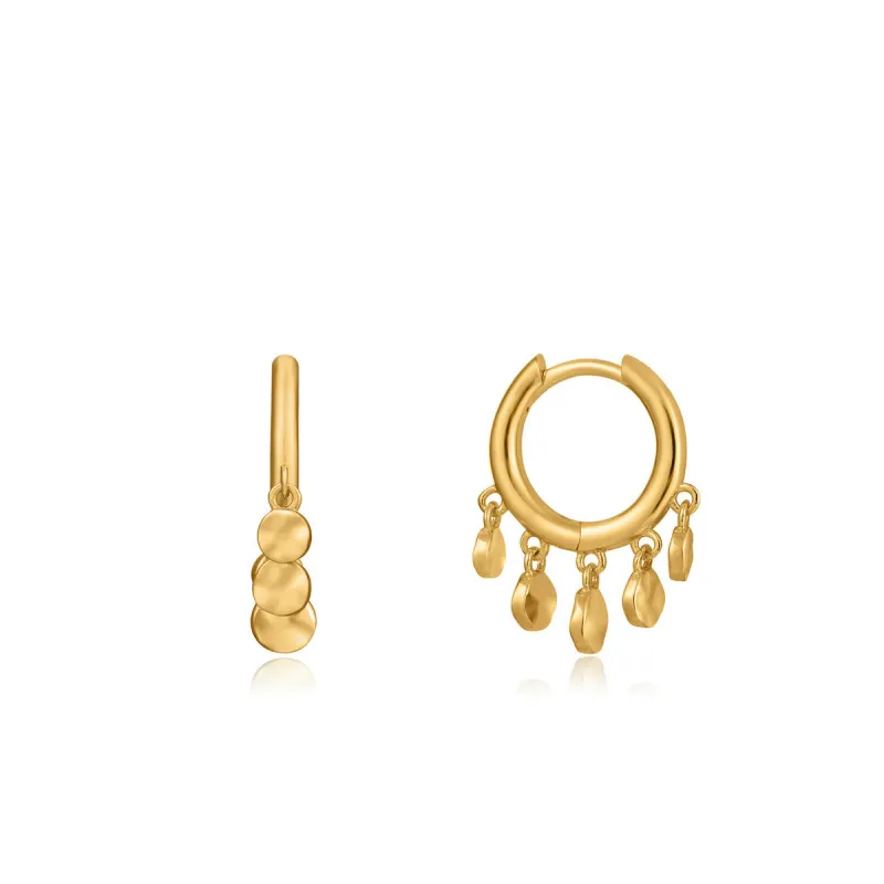 Женские серьги Ania Haie E023-03G Ювелирное серебро 2 cm