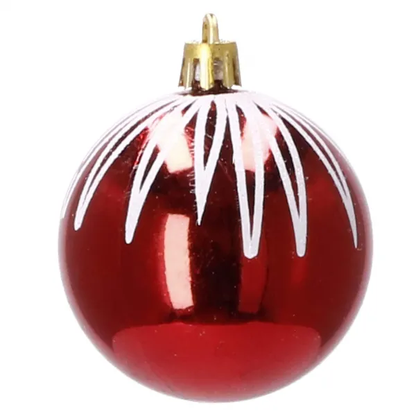 Christmas tree ornaments set Springos CA0155, 6/8/14 cm, 149 pcs